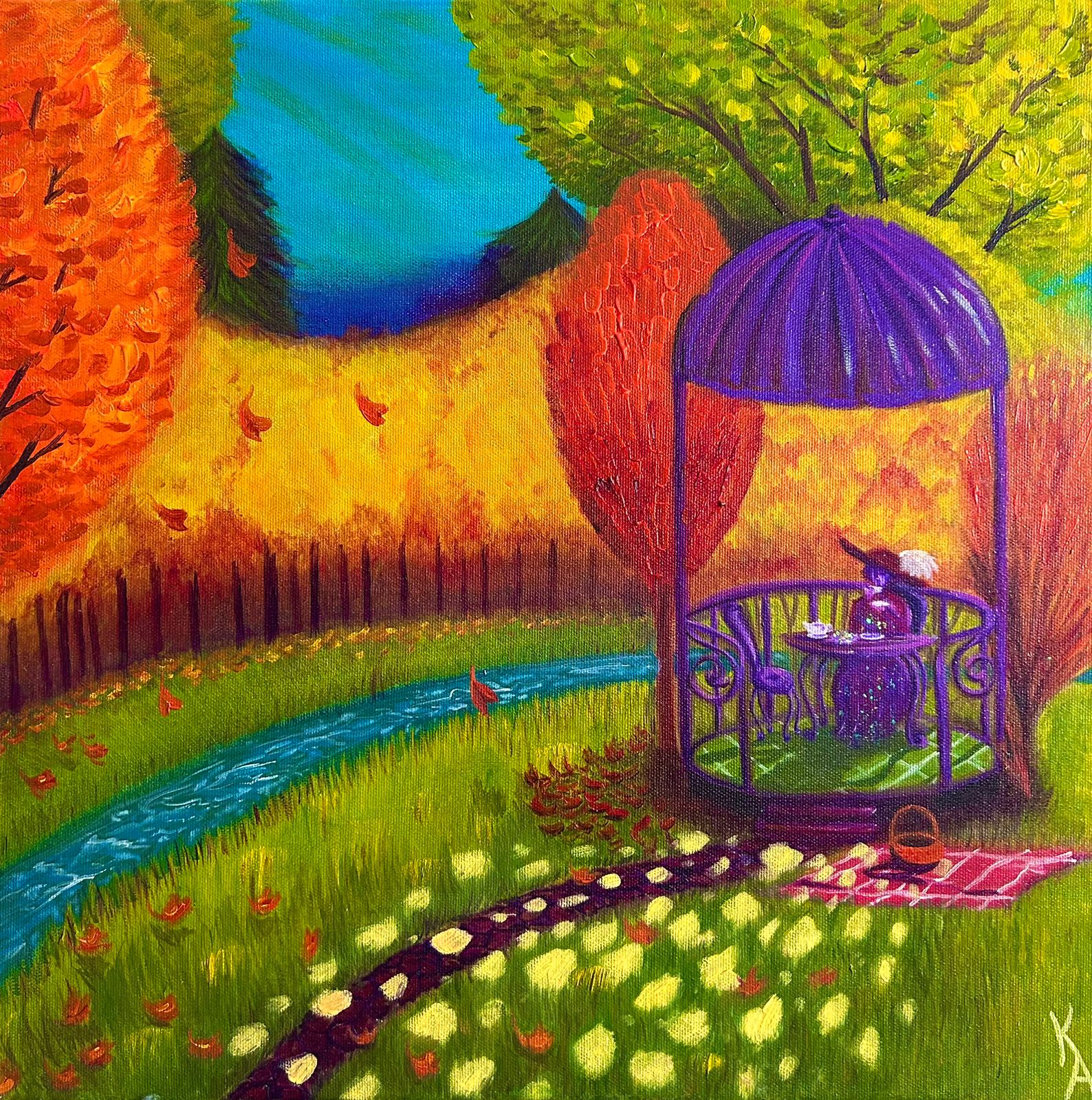 The Lady in the Gazebo